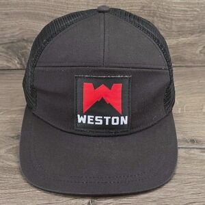 Weston Hat Cap Adult Snapback Black Mesh Trucker Snowboard Snowboarding Gorpcore